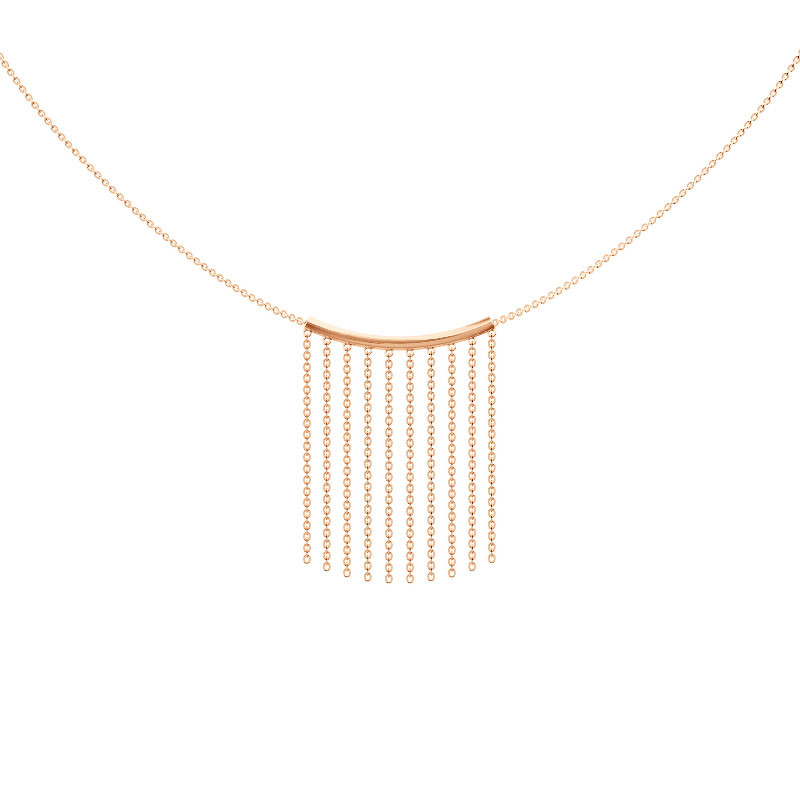 Серебряное колье