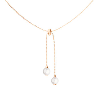 Серебряное колье с жемчугом