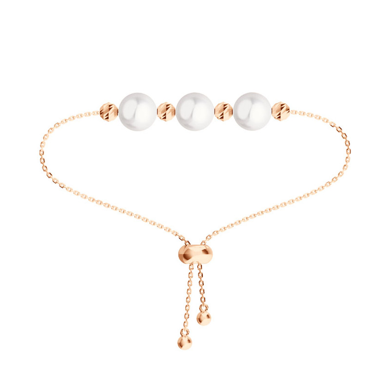 Серебряный браслет с жемчугом