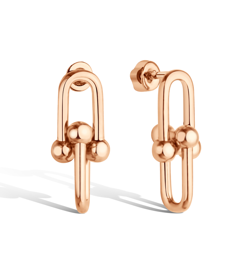 Серебряные серьги-пусеты