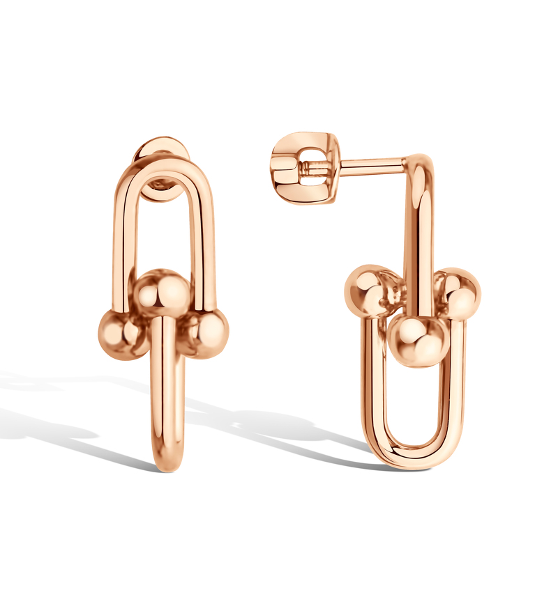 Серебряные серьги-пусеты