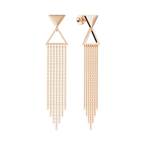 Серебряные серьги-пусеты