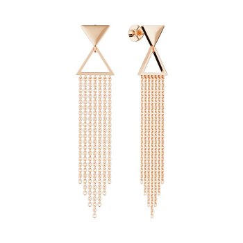 Серебряные серьги-пусеты