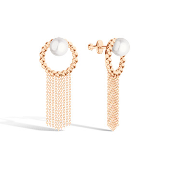 Серебряные серьги с жемчугом