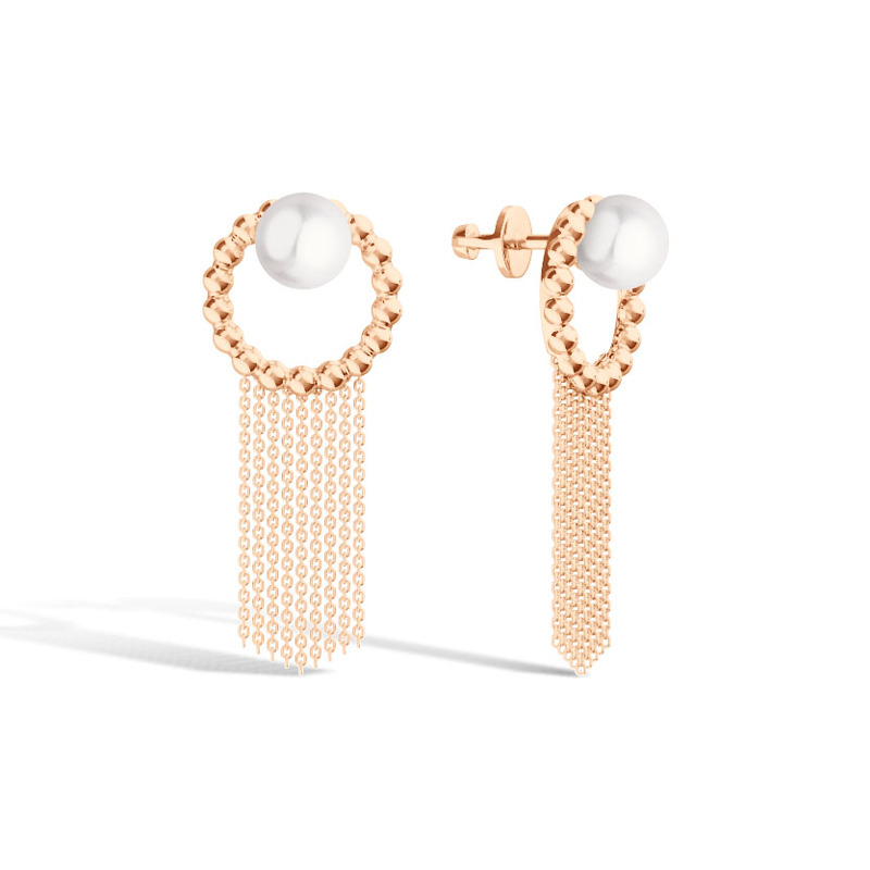 Серебряные серьги с жемчугом