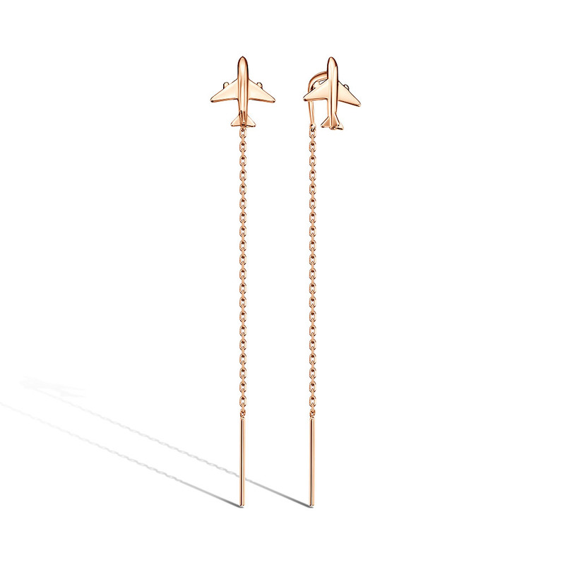 Серебряные серьги-продевки