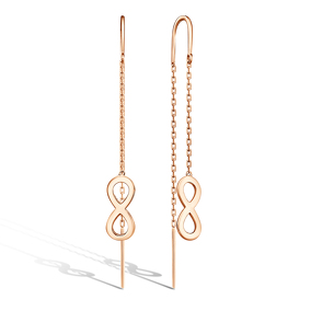 Серебряные серьги-продевки