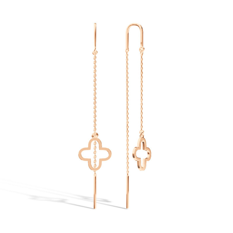 Серебряные серьги-продевки