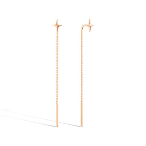 Серебряные серьги-продевки