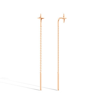 Серебряные серьги-продевки