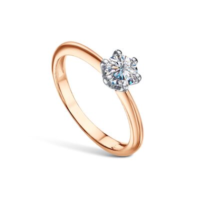 Серебряное кольцо с муассанитами 10-5141