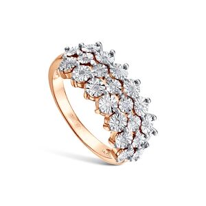 Серебряное кольцо с бриллиантом