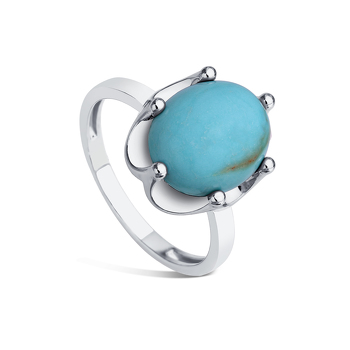 Серебряное кольцо с бирюзой