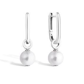 Серебряные серьги с жемчугом