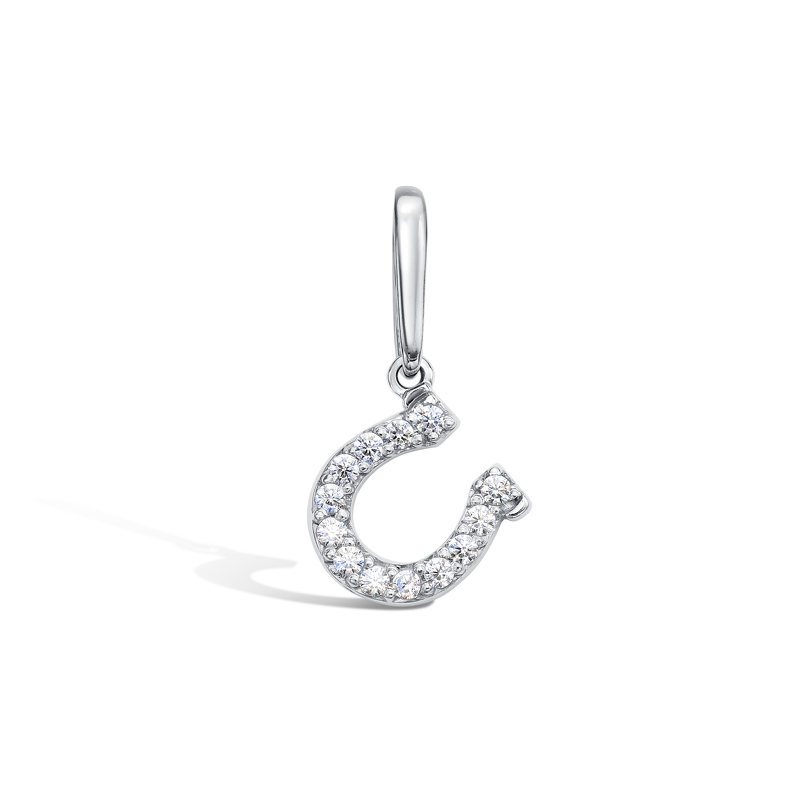 Серебряная подвеска с фианитами