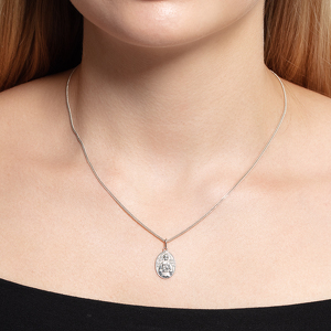 Серебряная подвеска «Икона Матроны Московской»