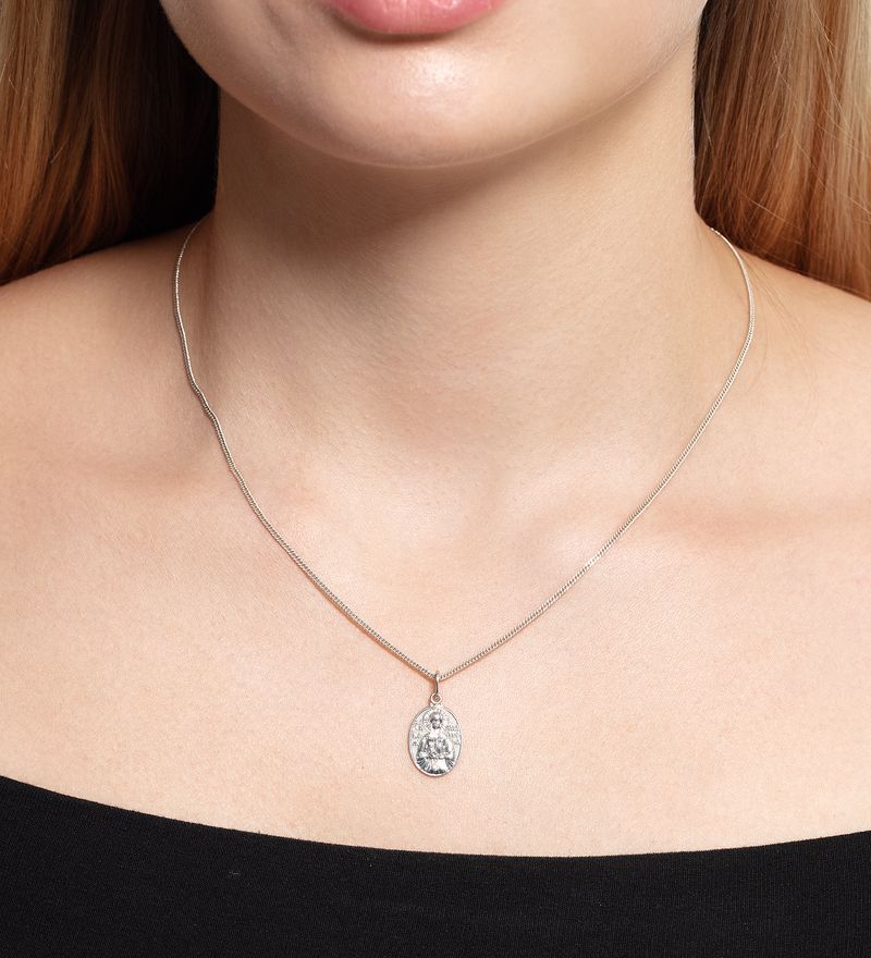 Серебряная подвеска «Икона Матроны Московской»