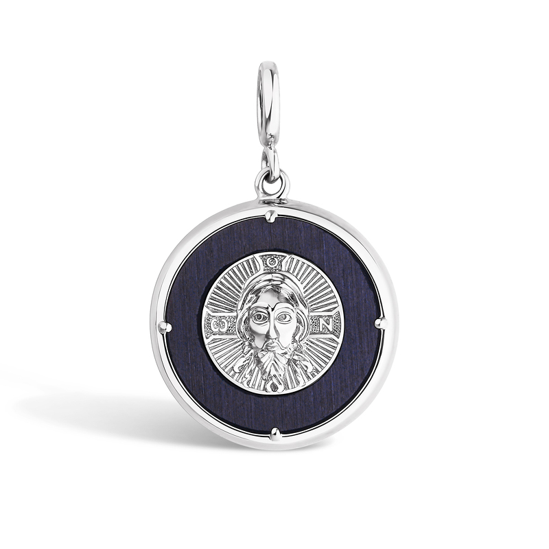 Серебряная подвеска с грабом