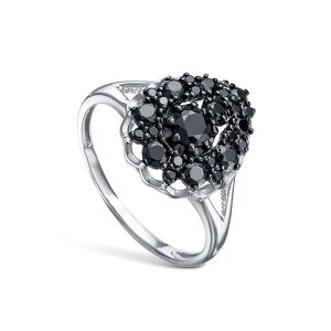 Серебряное кольцо с шпинелями