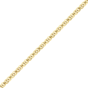 Золотая цепь «Нонна» с алмазной огранкой