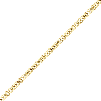 Золотая цепь «Нонна» с алмазной огранкой