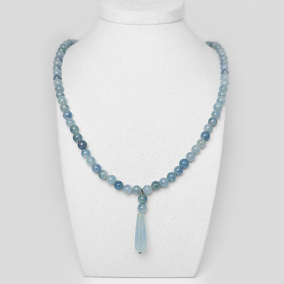 Аквамарин 110 бусы аквамарин капля-бриолет грань 2