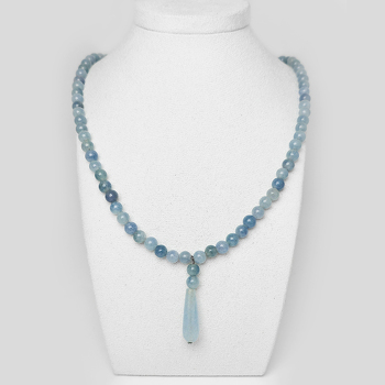 Аквамарин 110 бусы аквамарин капля-бриолет грань 2