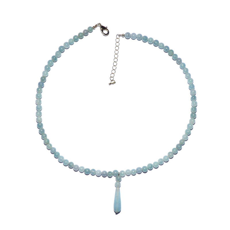 Аквамарин 110 бусы аквамарин капля-бриолет грань 2