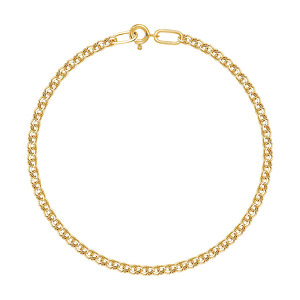 Золотой браслет «Гарибальди» с алмазной огранкой