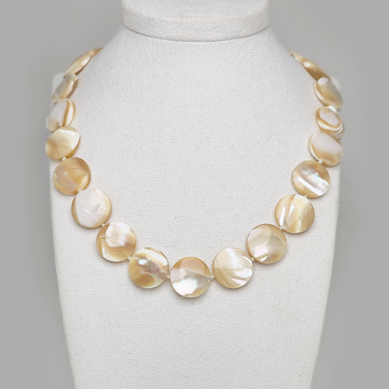 Бусы из ювелирного сплава