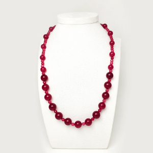 Жадеит 084 бусы брусничный шар 8мм,10мм, шар грань