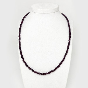 Жадеит 085 бусы рубиновый шар грань 4мм Мьянма ПЗЛ