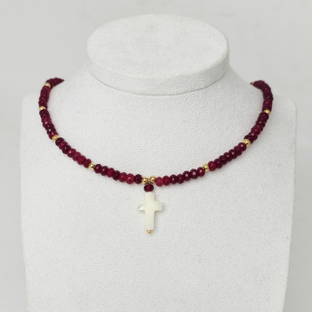 Жадеит 086 бусы рубиновый диск грань 4х3мм Мьянма,