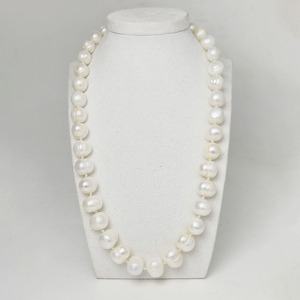 Жемчуг 326 бусы жемчуг белый 14-12мм Индонезия кул