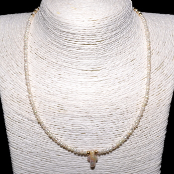 Жемчуг 597 бусы микрожемчуг белый 3х2мм,крест мабе