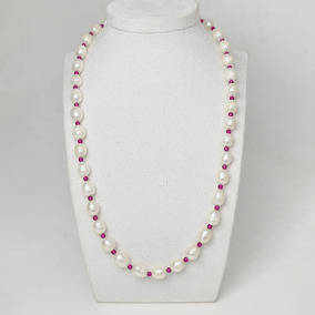 Жемчуг 607 бусы жемчуг белый рис 10х8мм Индонезия