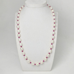 Жемчуг 607 бусы жемчуг белый рис 10х8мм Индонезия