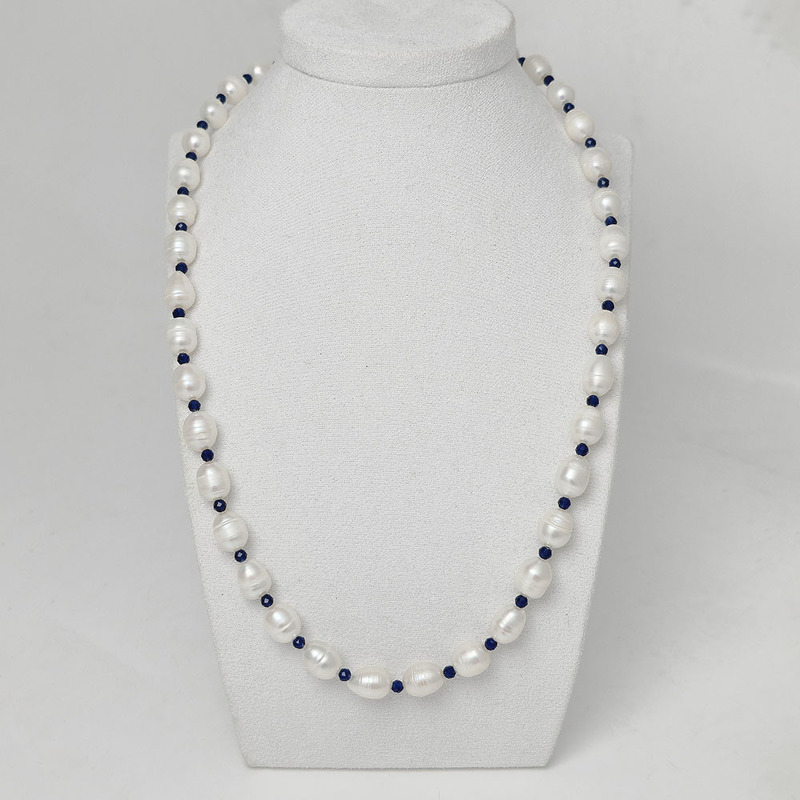 Жемчуг 609 бусы жемчуг белый рис 10х8мм Индонезия