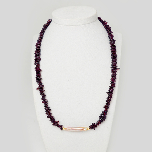 Жемчуг 611 бусы жемчуг бамбук белый 20-27-7мм Индо