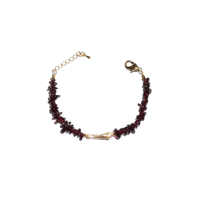 Жемчуг 612 браслет жемчуг бамбук белый 20-27-7мм И