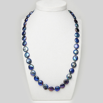 Жемчуг 616 бусы жемчуг Акойя монетка 10мм Япония к