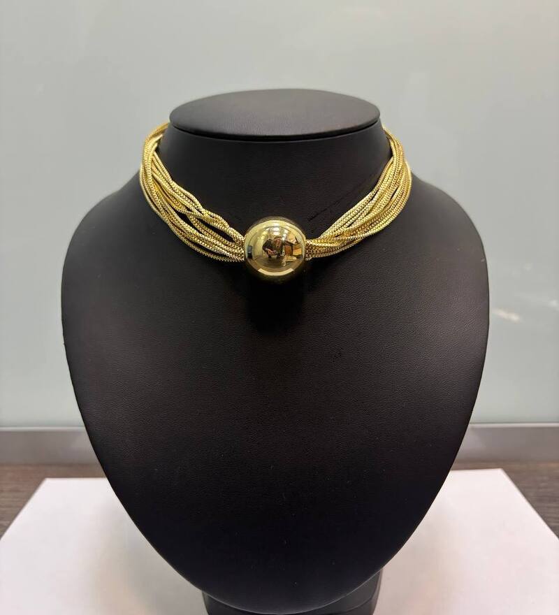 Колье из ювелирного сплава