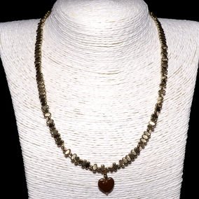 Пирит 158 бусы овал 6х3мм Испания обл., жемчуг Аб