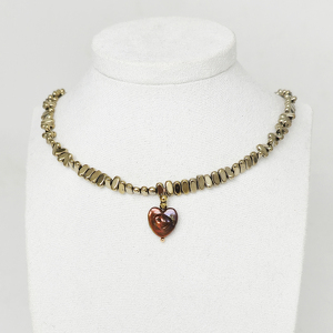 Пирит 158 бусы овал 6х3мм Испания обл., жемчуг Аб