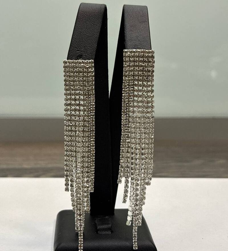 Серьги из ювелирного сплава