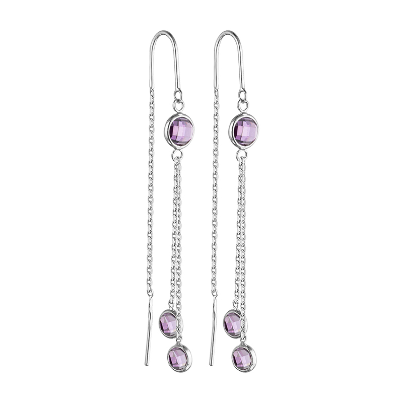 Серебряные серьги