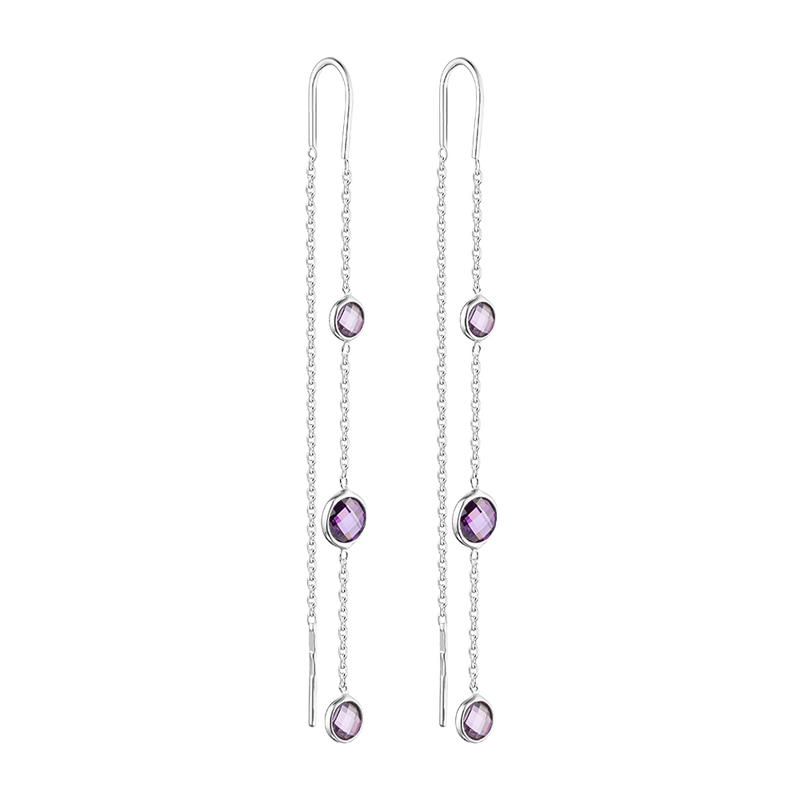 Серебряные серьги