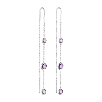 Серебряные серьги -