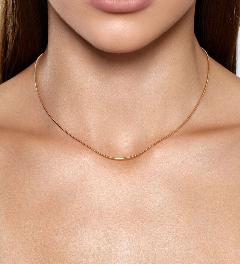 Серебряная цепь «Снейк» с алмазной огранкой