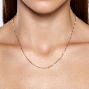 Серебряная цепь «Ромб двойной» с алмазной огранкой